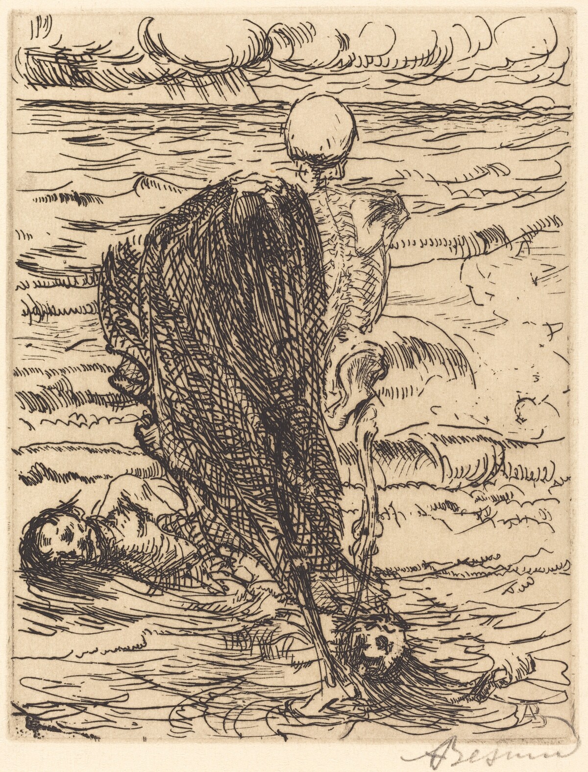 The Haul (Le coup de filet) by Albert Besnard