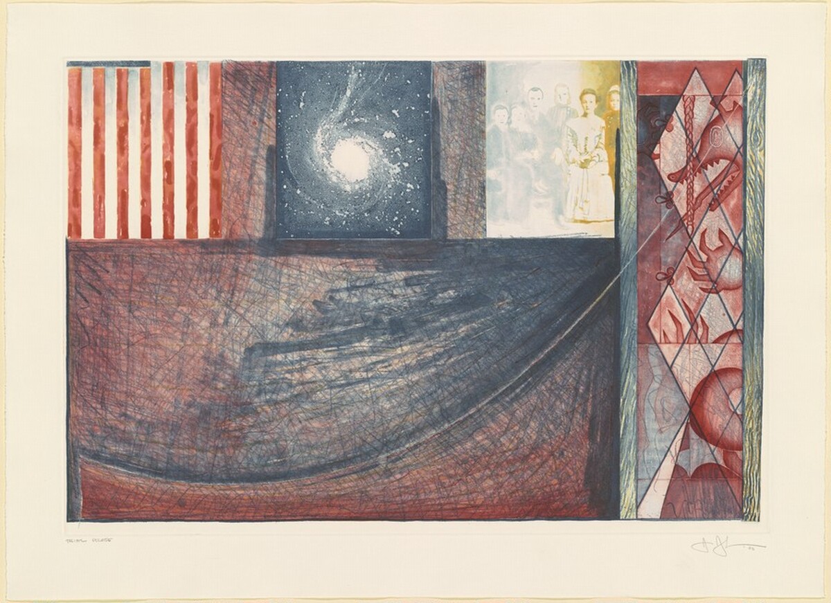 Untitled [trial proof] by Jasper Johns