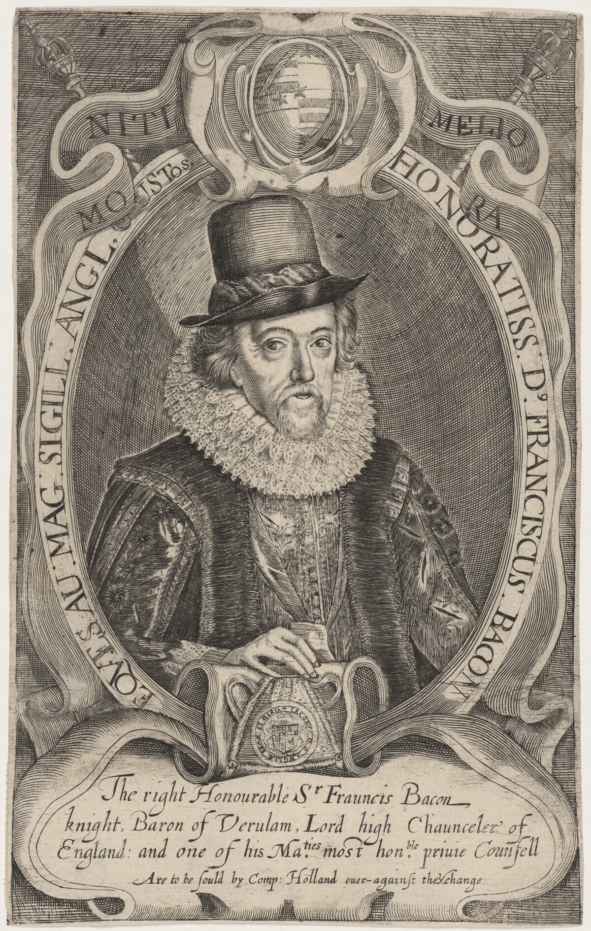 Sir Francis Bacon by Simon de Passe
