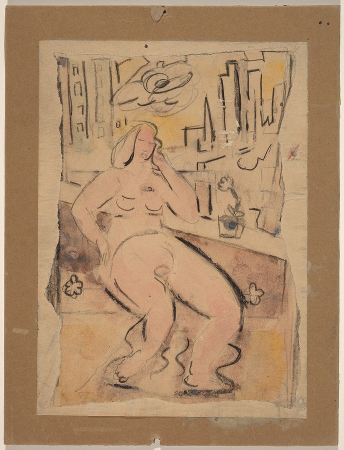 Seated Nude, New York City by John Marin