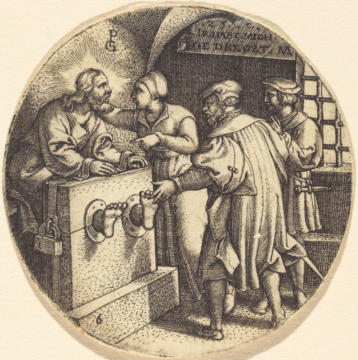 To Visit the Imprisoned by Georg Pencz