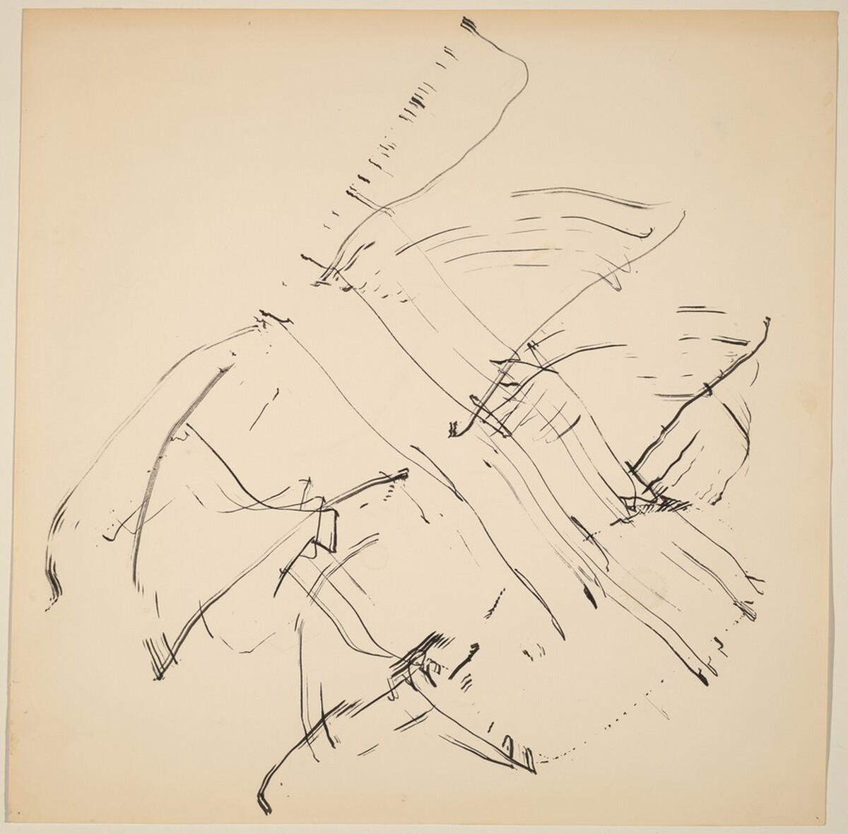 Drawing Made with Device II by Richard Tuttle