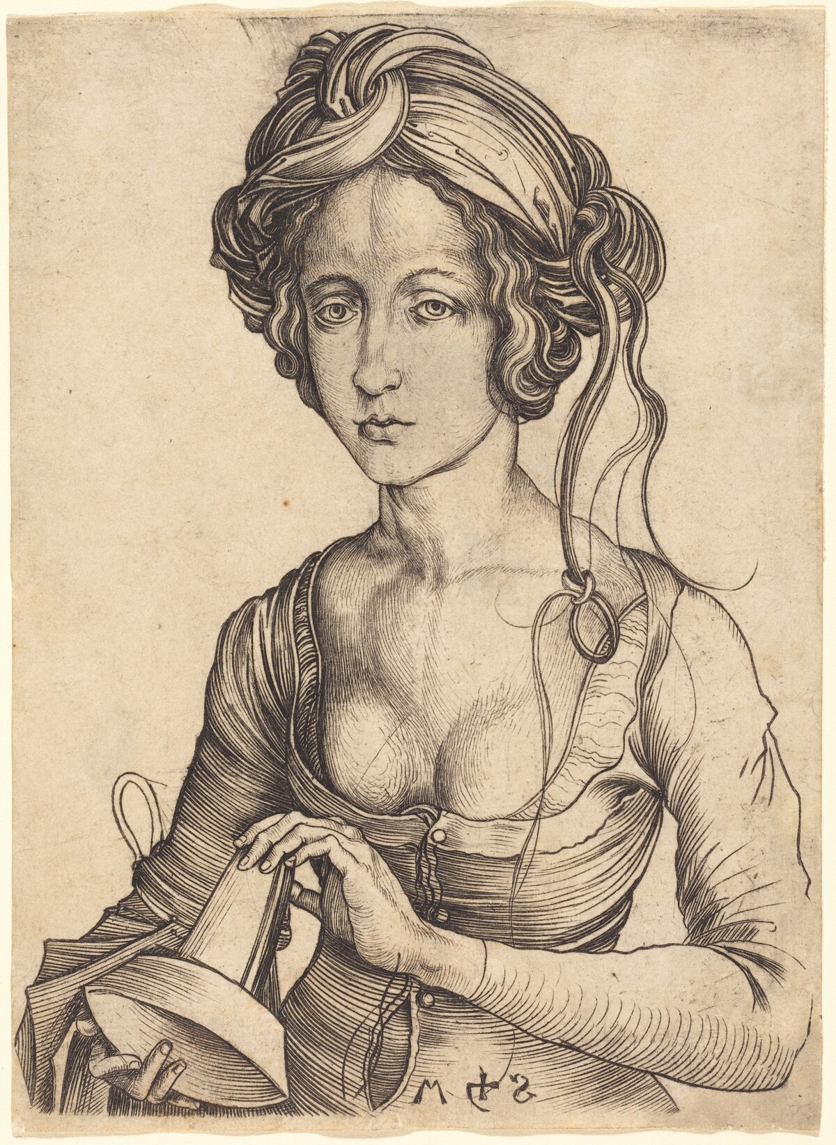 A Foolish Virgin by Martin Schongauer