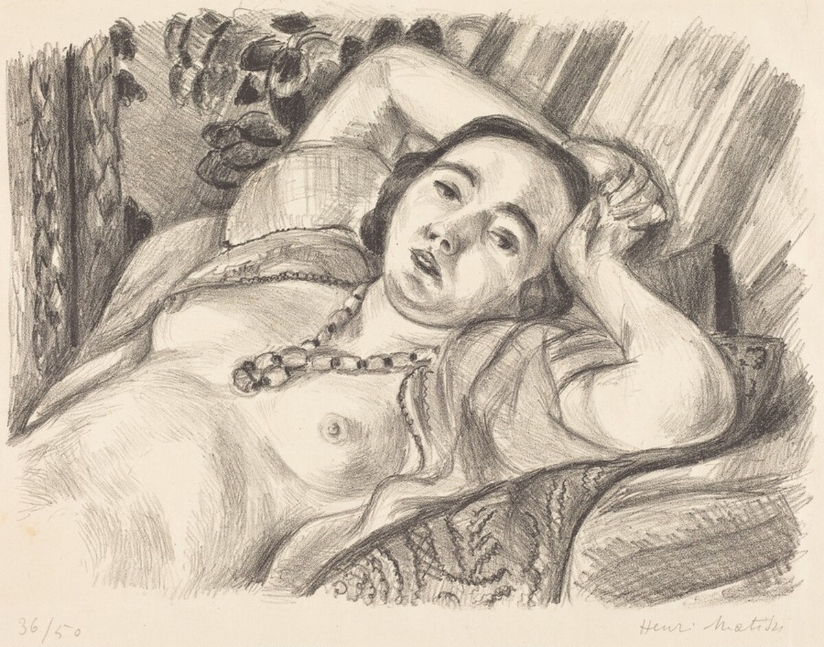 Odalisque with Necklace (Odalisque au collier) by Henri Matisse