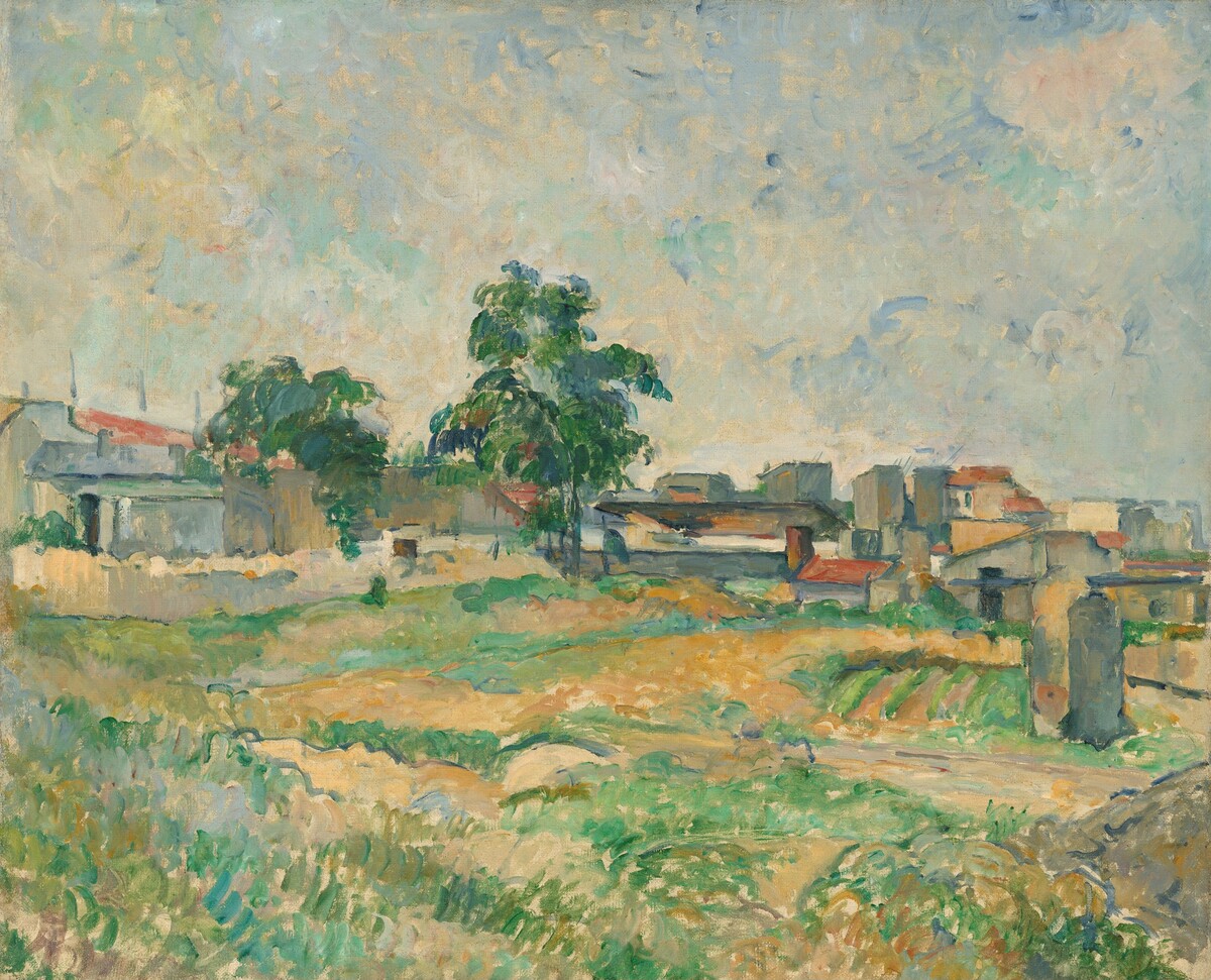 Landscape near Paris by Paul Cezanne