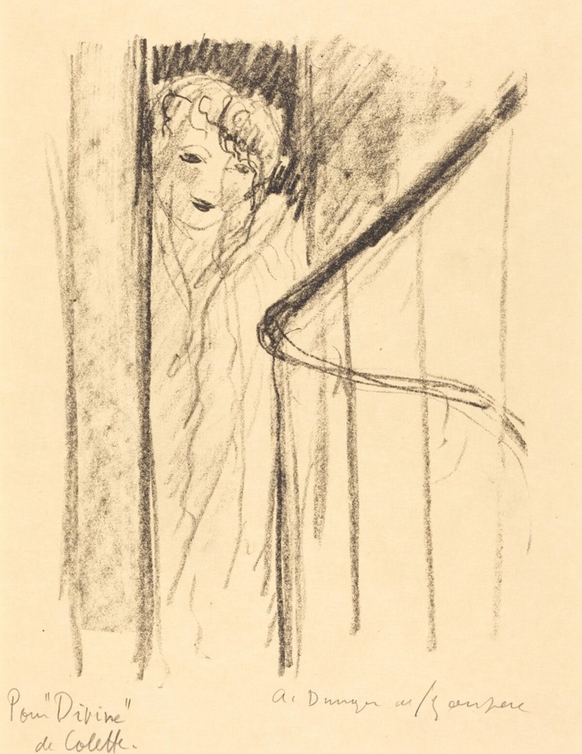 Woman on a Staircase by André Dunoyer de Segonzac