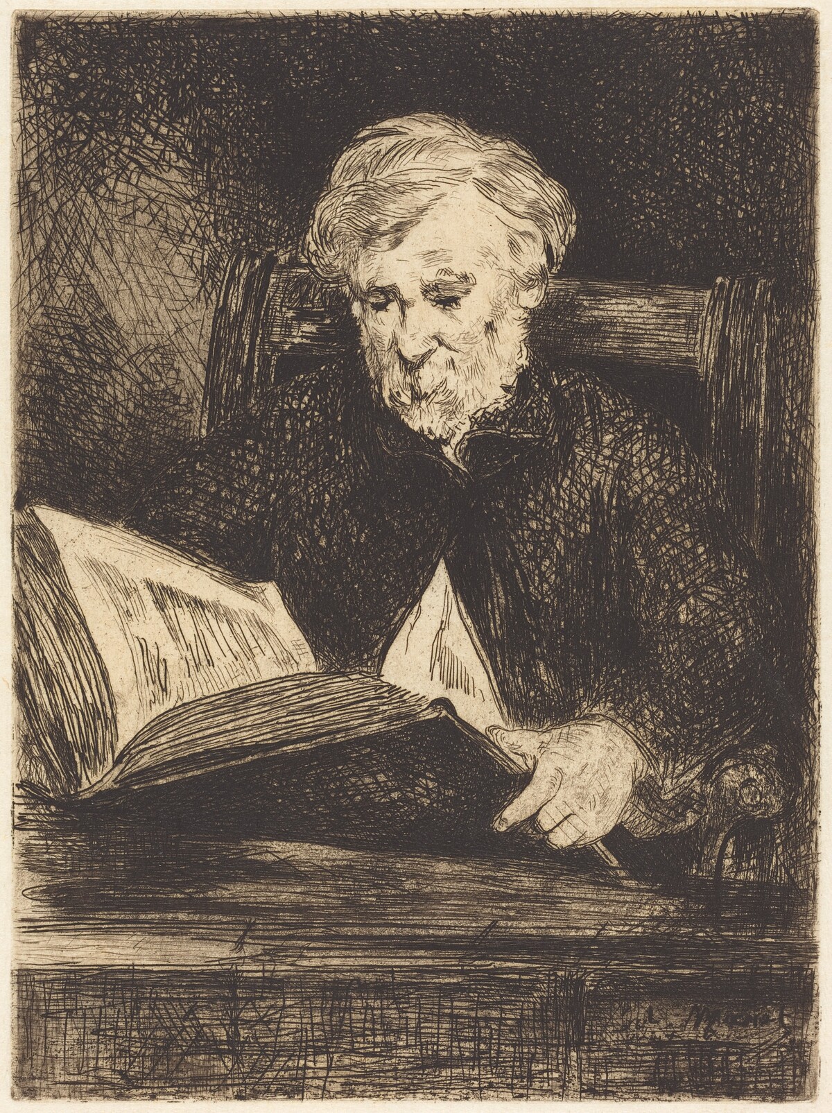 The Reader (Le liseur) by Edouard Manet