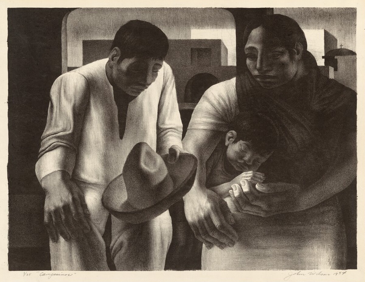 Campesinos (Family Farmers) by John Wilson