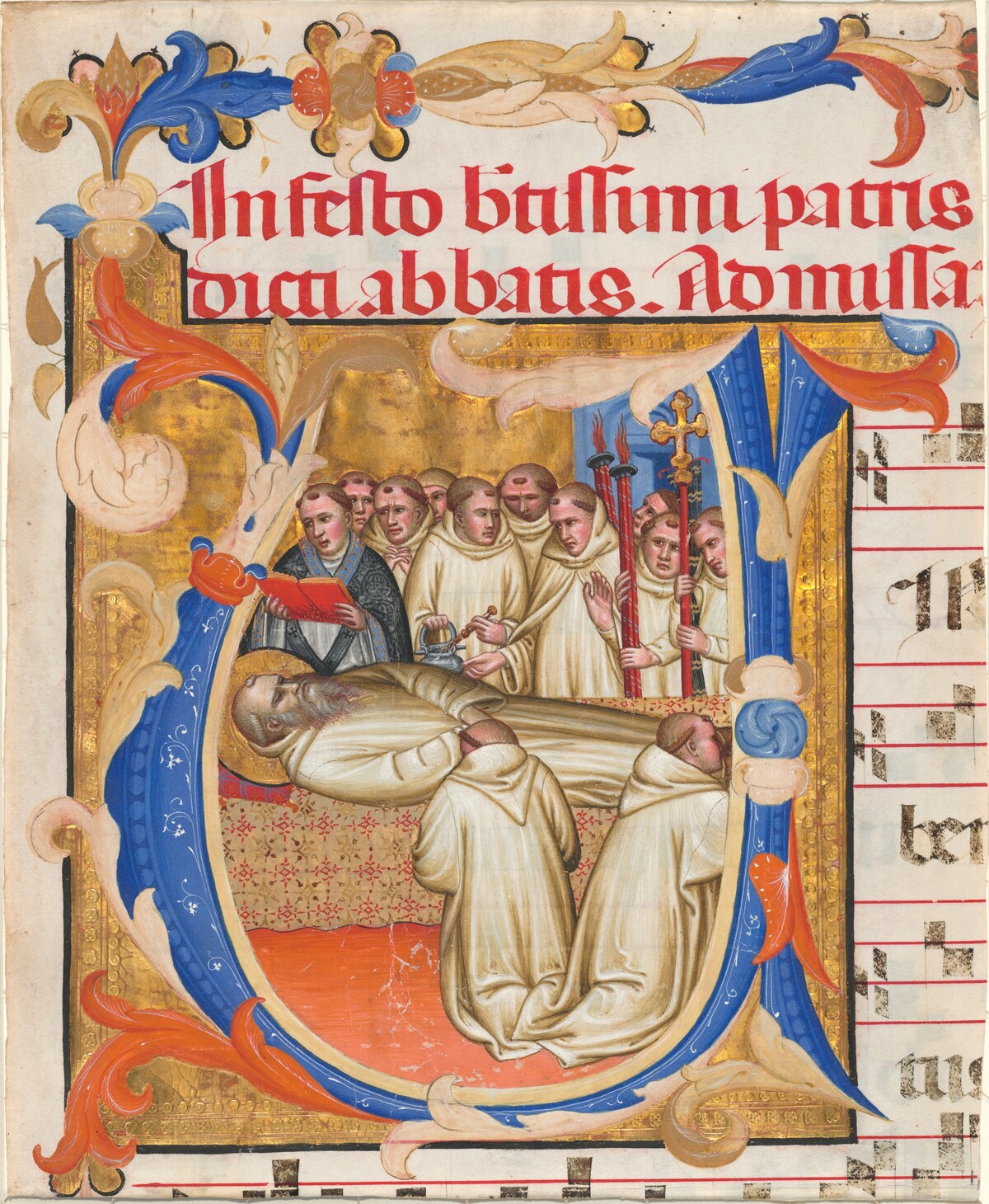 Death of Saint Benedict by Fra Gregorio Mutii da Montalcino