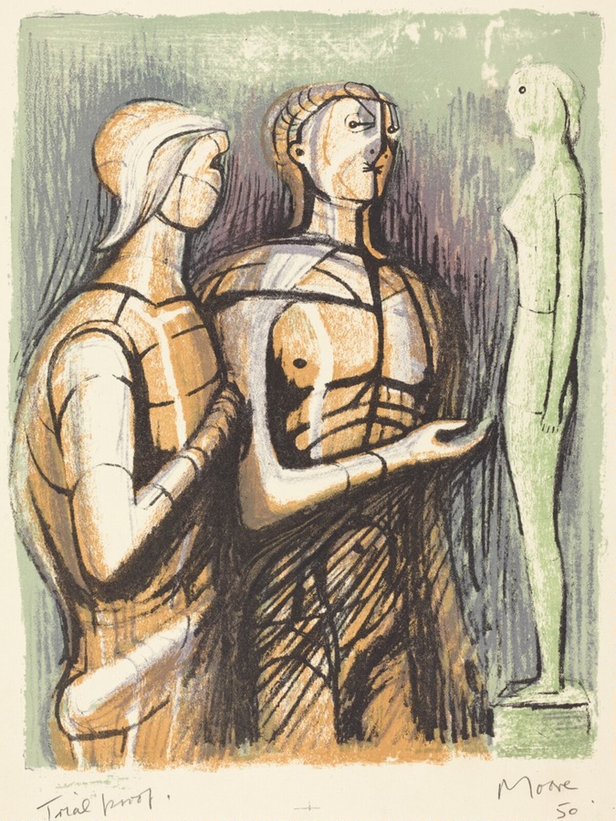 Minerva, Prometheus, and Pandora by Henry Moore