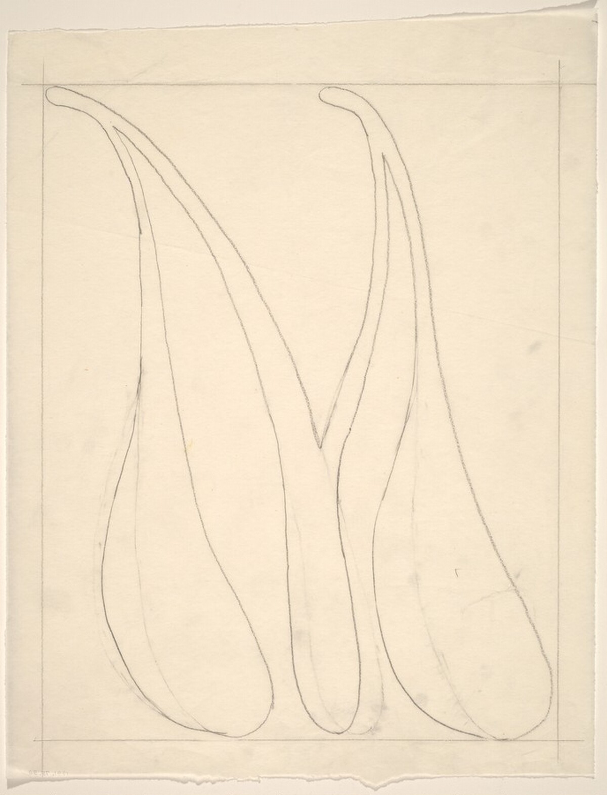 Sketch for "Building - Blocks for a Doorway" (M) by Vito Acconci