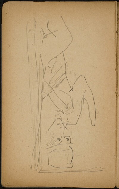 Figur aus einer Tür tretend (Figure Stepping through a Door) [p. 23]