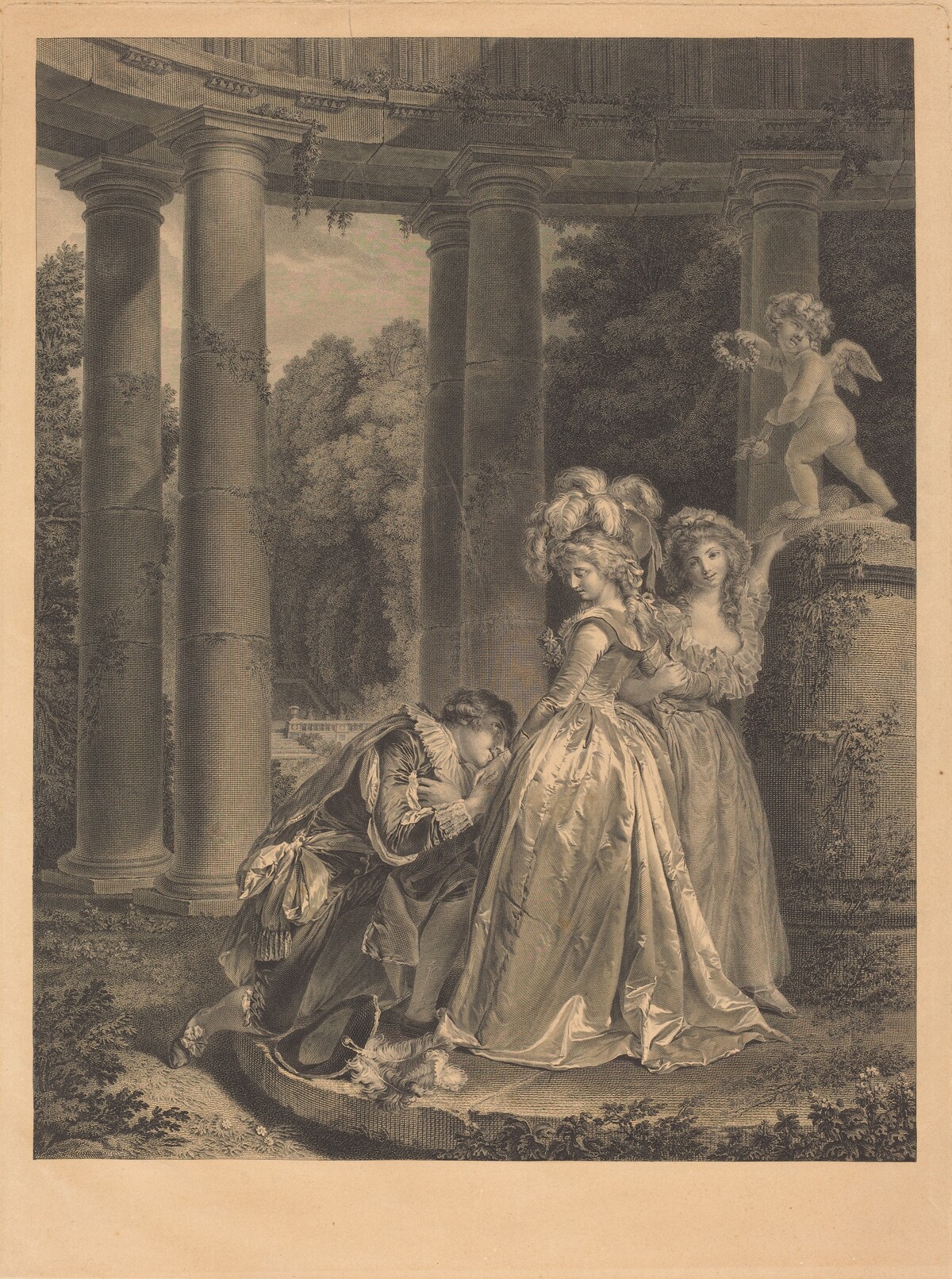 La Declaration by Charles-Clement Bervic after Louis Rolland Trinquesse