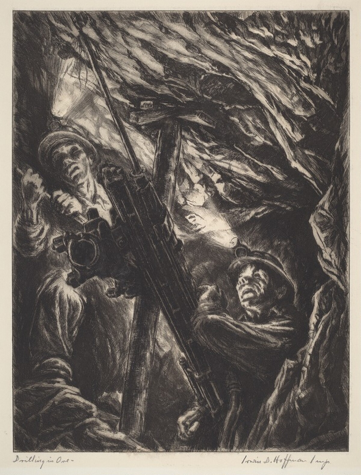 Drilling in Ore by Irwin D. Hoffman