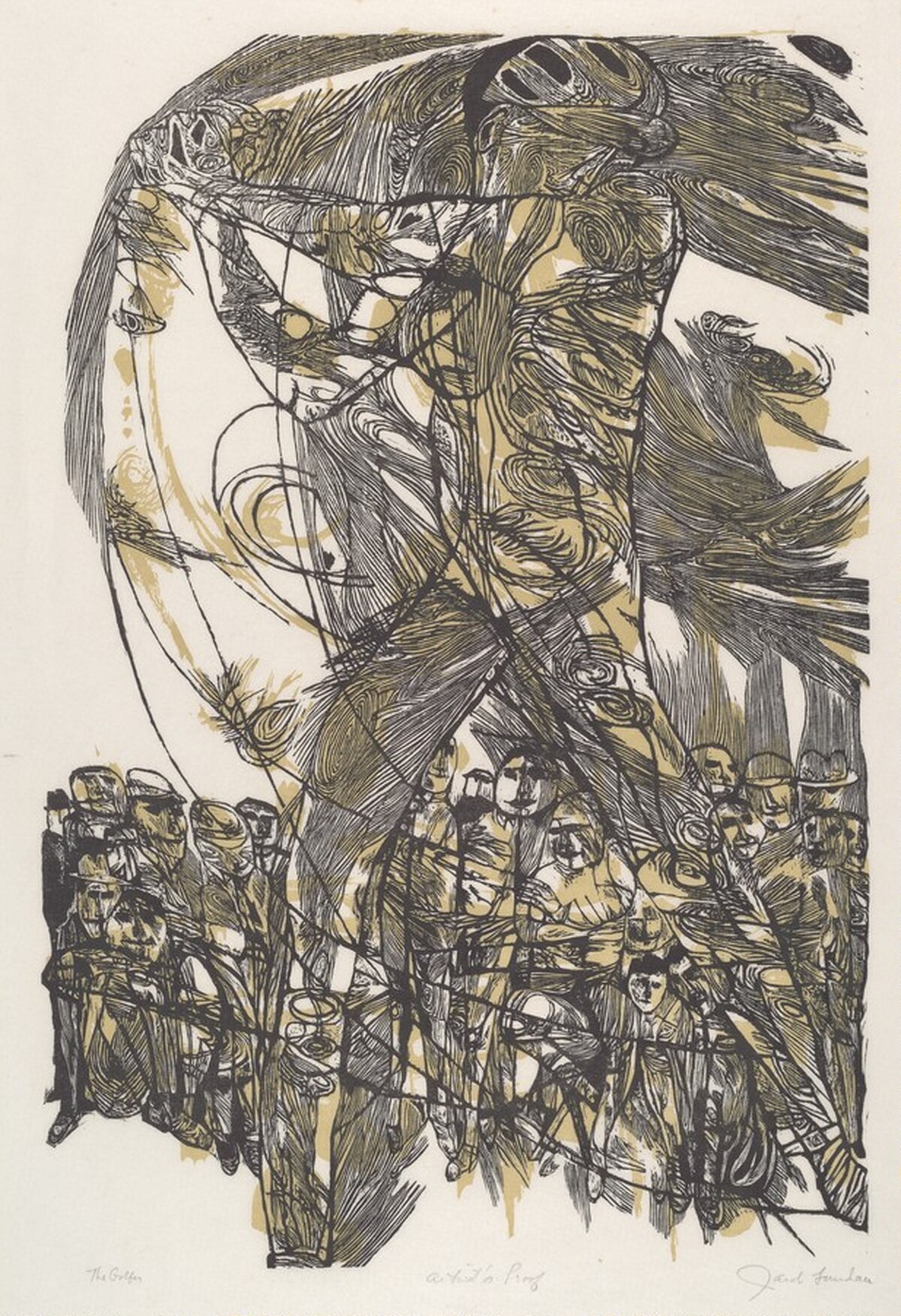 The Golfer by Jacob Landau