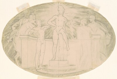 Study for "Classic and Romantic Art"