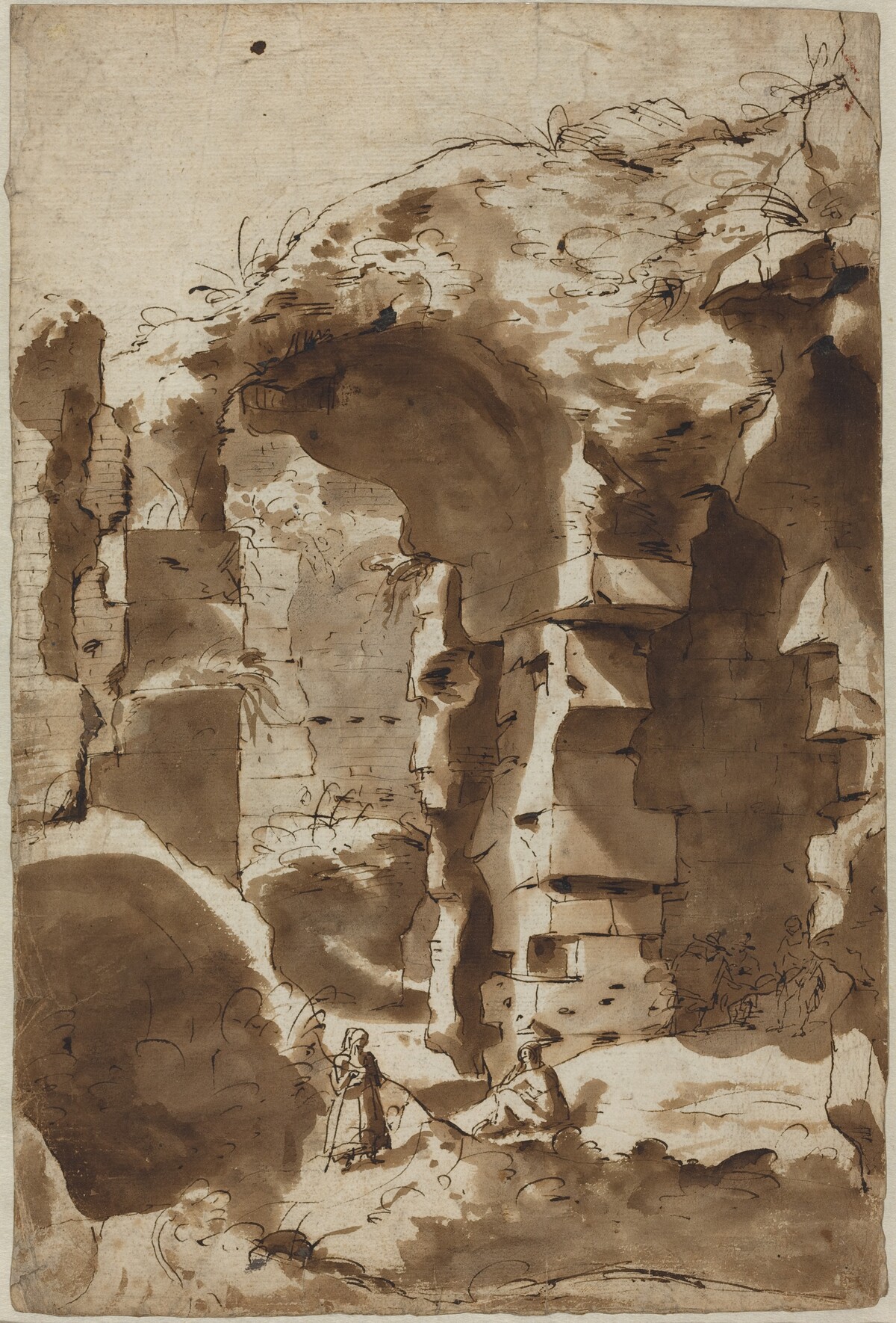 The Ruins of the Colosseum by Attributed to Jan Asselijn