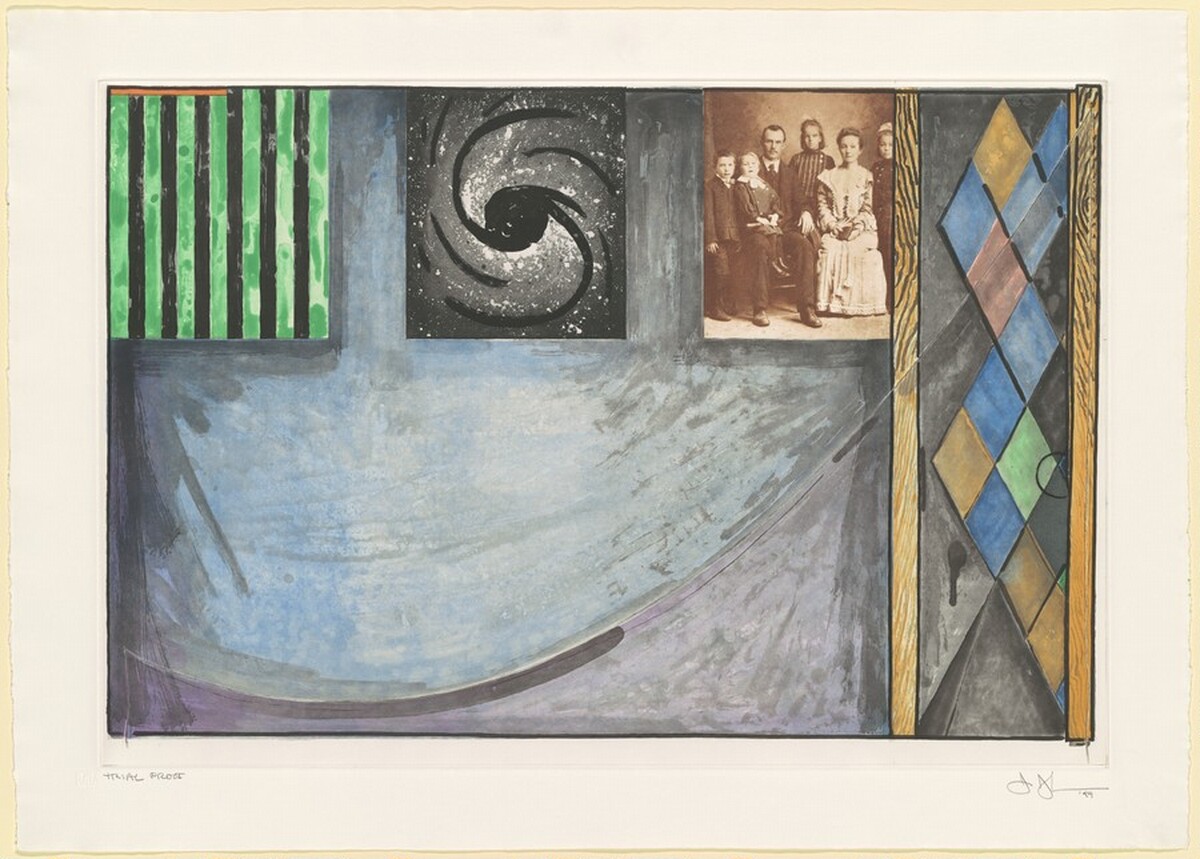 Untitled (Embassies) [trial proof] by Jasper Johns