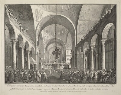 The Newly Elected Doge Presented to the People in San Marco