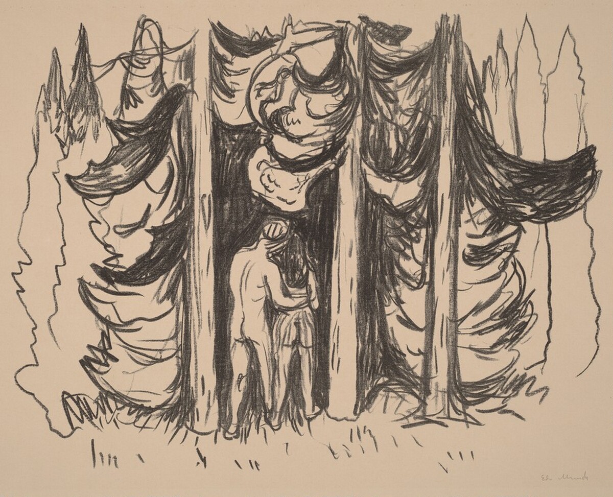 The Forest by Edvard Munch