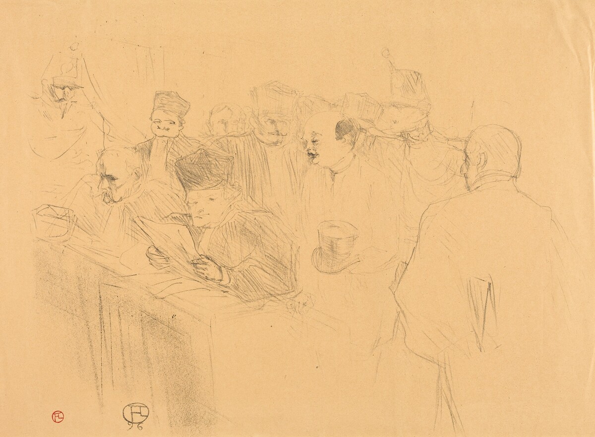 Soudais Deposition (Déposition Soudais) by Henri de Toulouse-Lautrec
