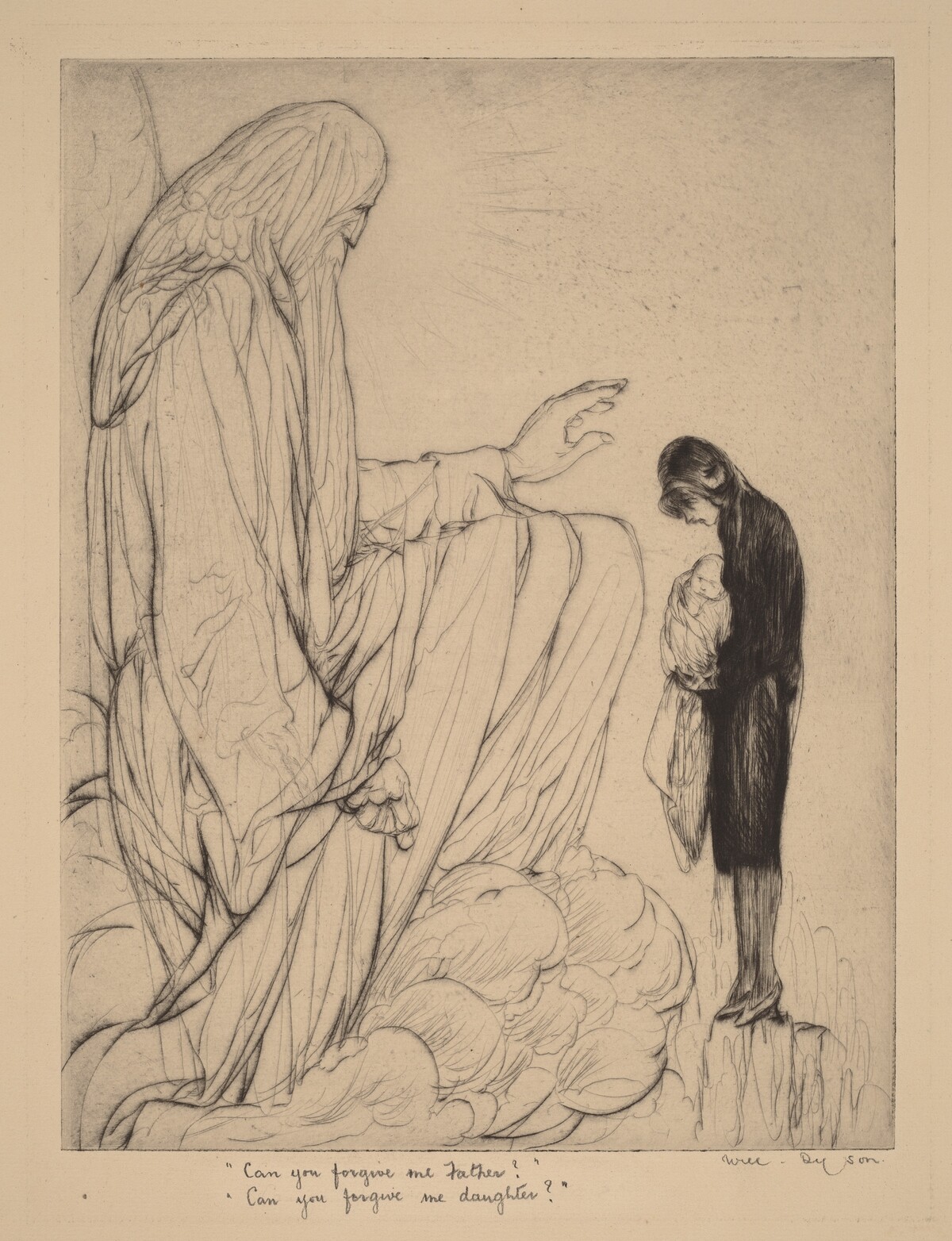 "Can you forgive me Father?" - "Can you forgive me daughter?" by Will Dyson