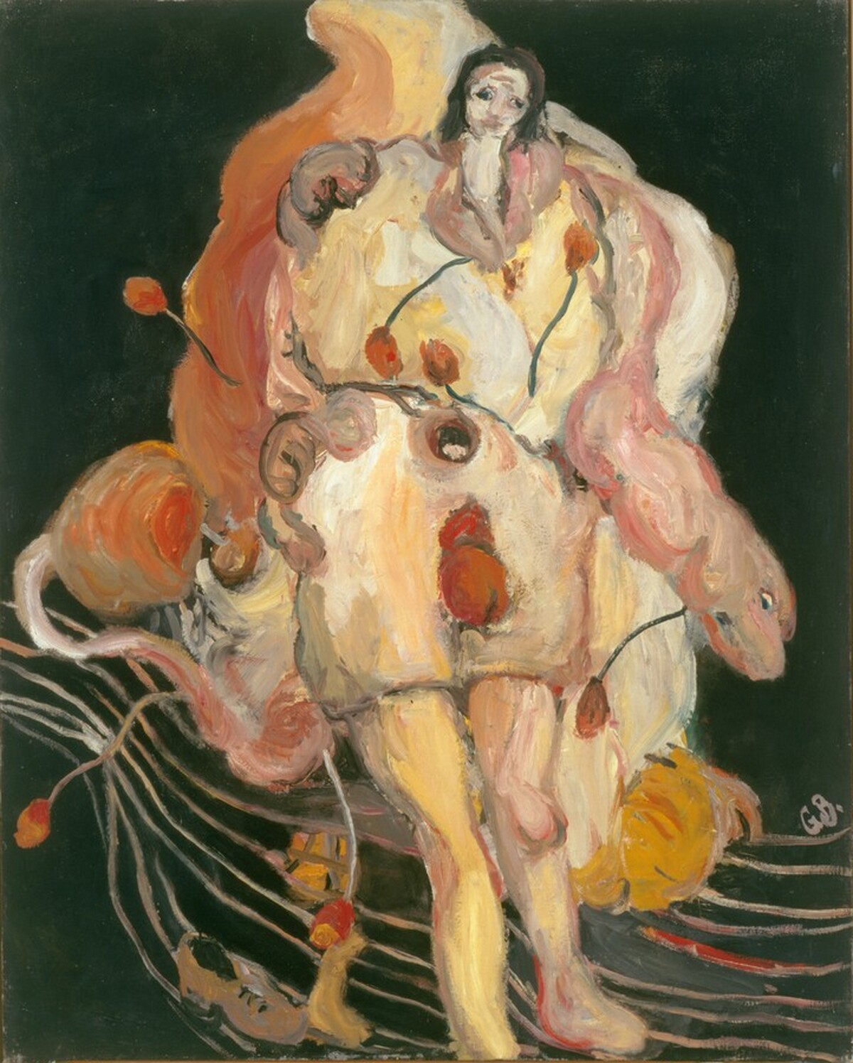 Mann im Mond - Franz Pforr (Man in the Moon - Franz Pforr) by Georg Baselitz