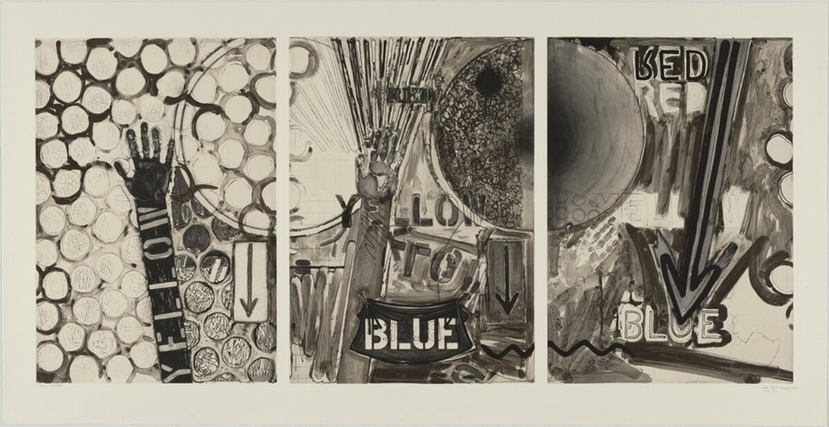 Untitled [trial proof] by Jasper Johns