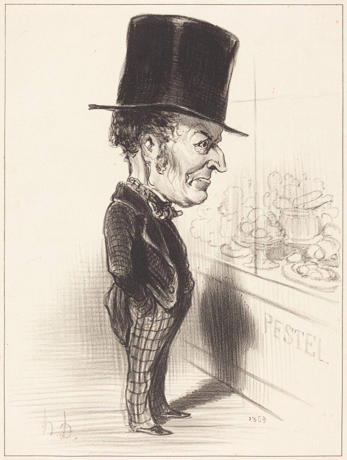 Jean Charles Besnard by Honoré Daumier