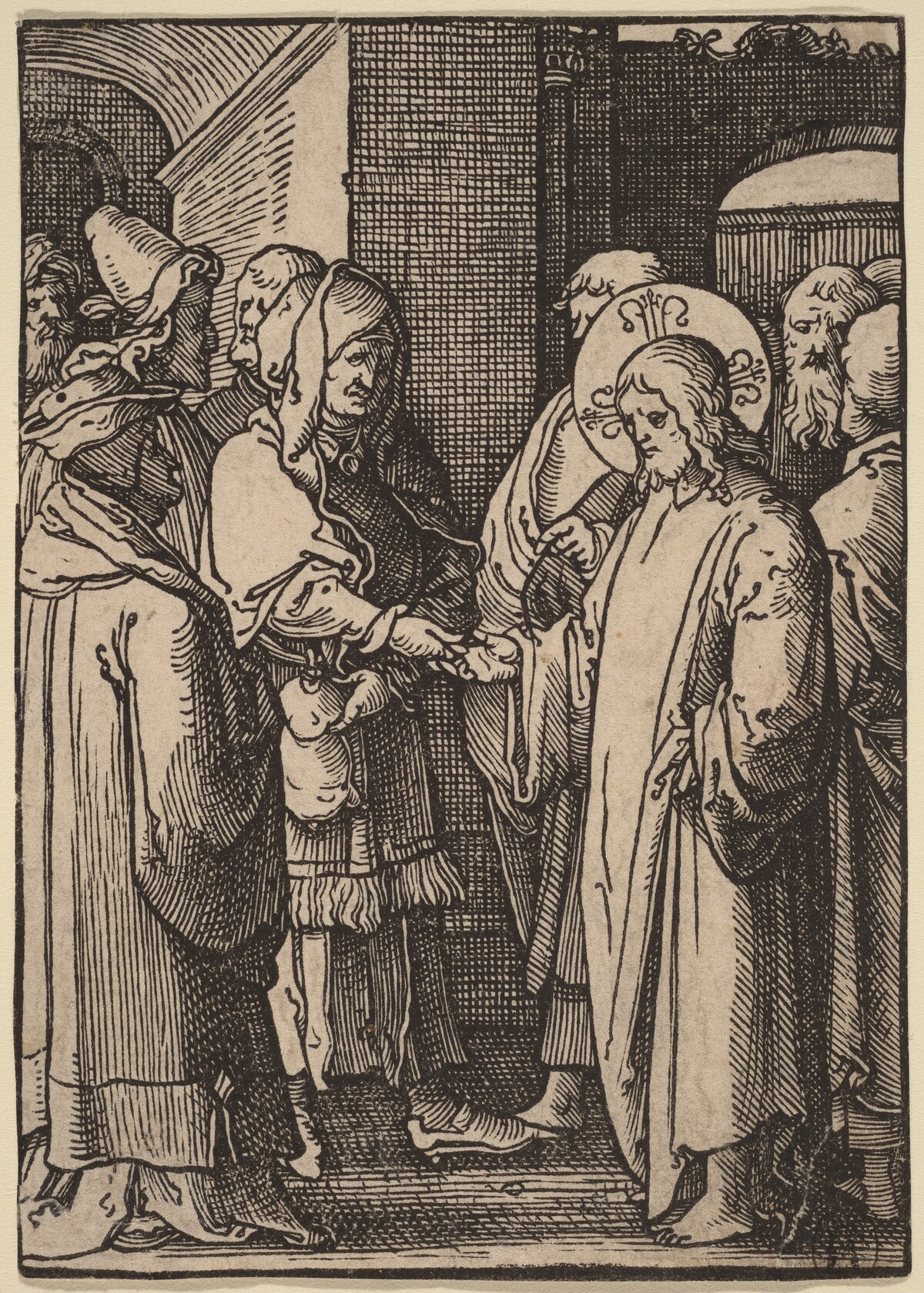 The Tribute Money by Lucas van Leyden
