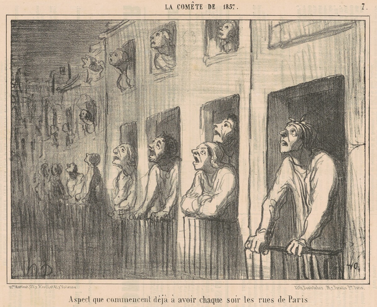 Aspect que commencent dèja a avoir ... by Honoré Daumier