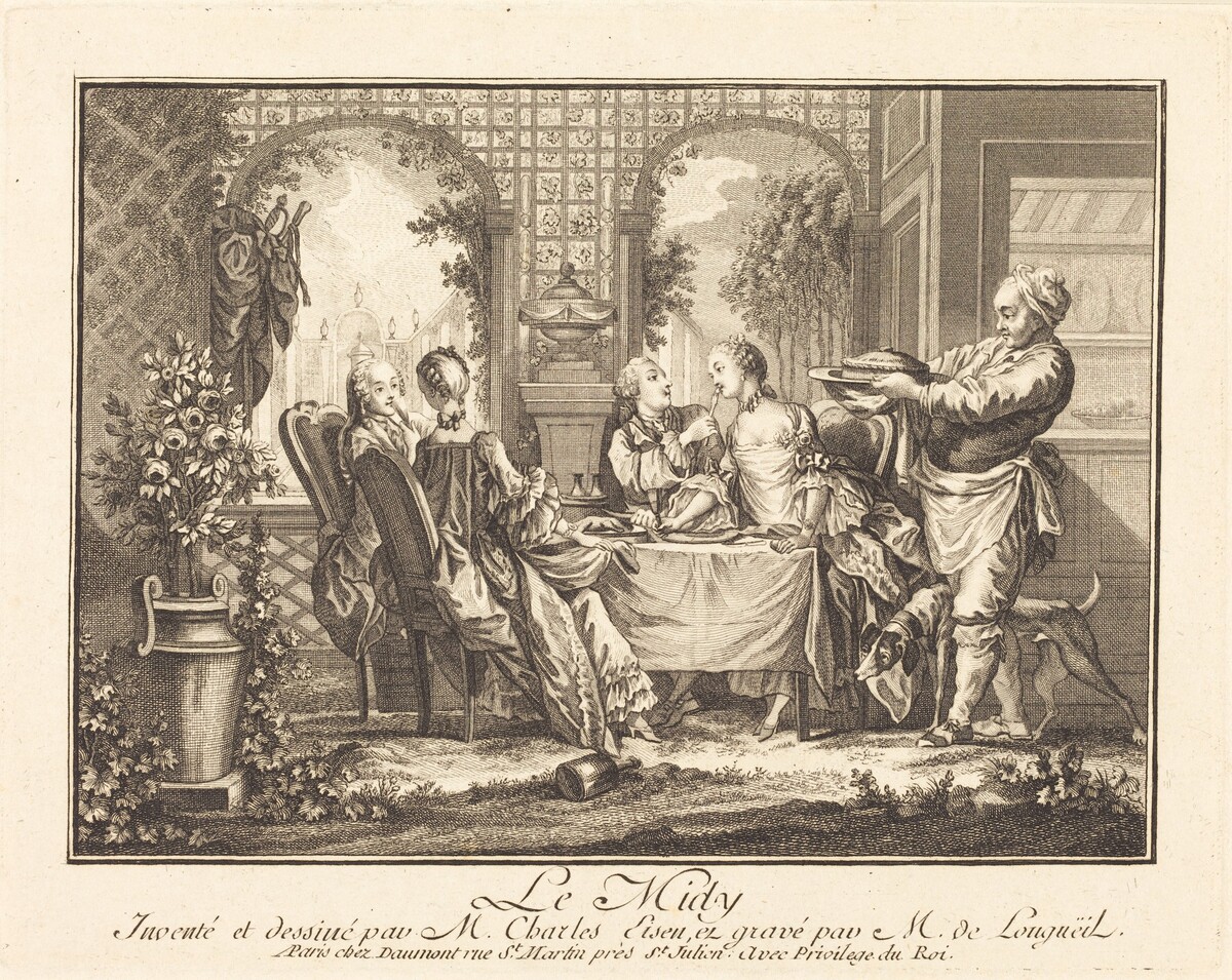 Le midi by Joseph de Longueil after Charles Eisen