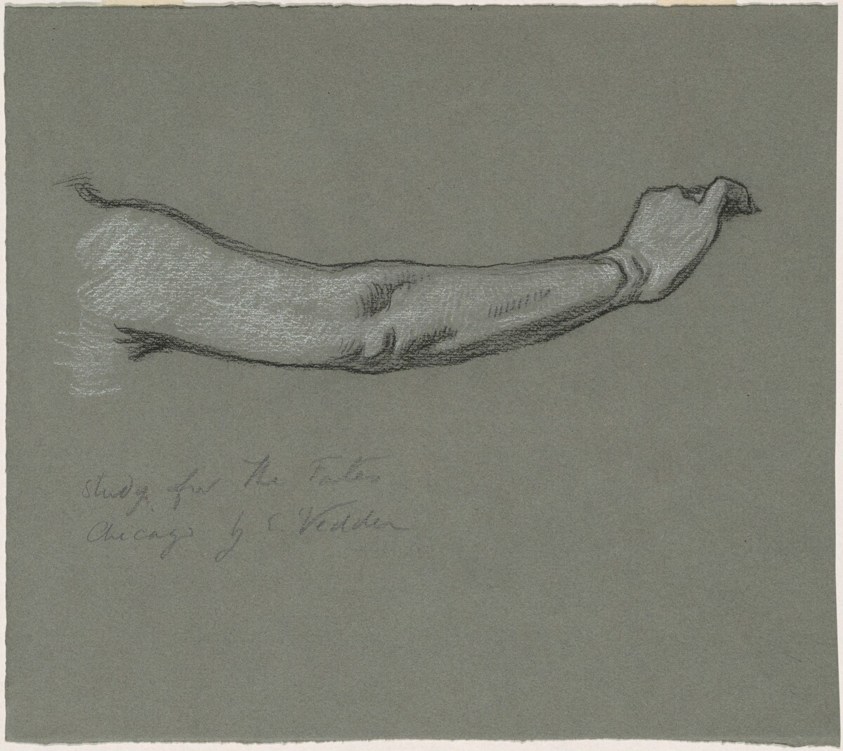 Study for "The Fates Gathering in the Stars" by Elihu Vedder
