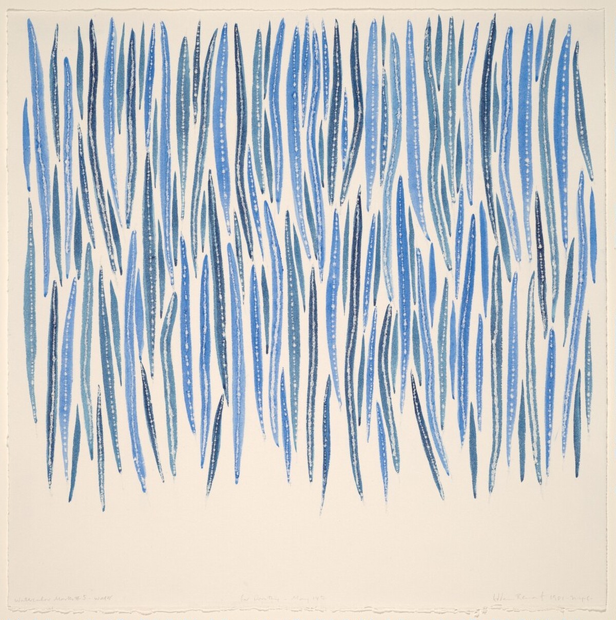 Watercolor Marks #5 - Water by Edda Renouf