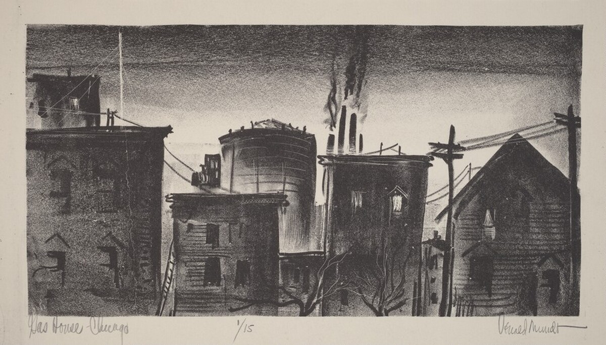 Gas House-Chicago by Donald Mundt