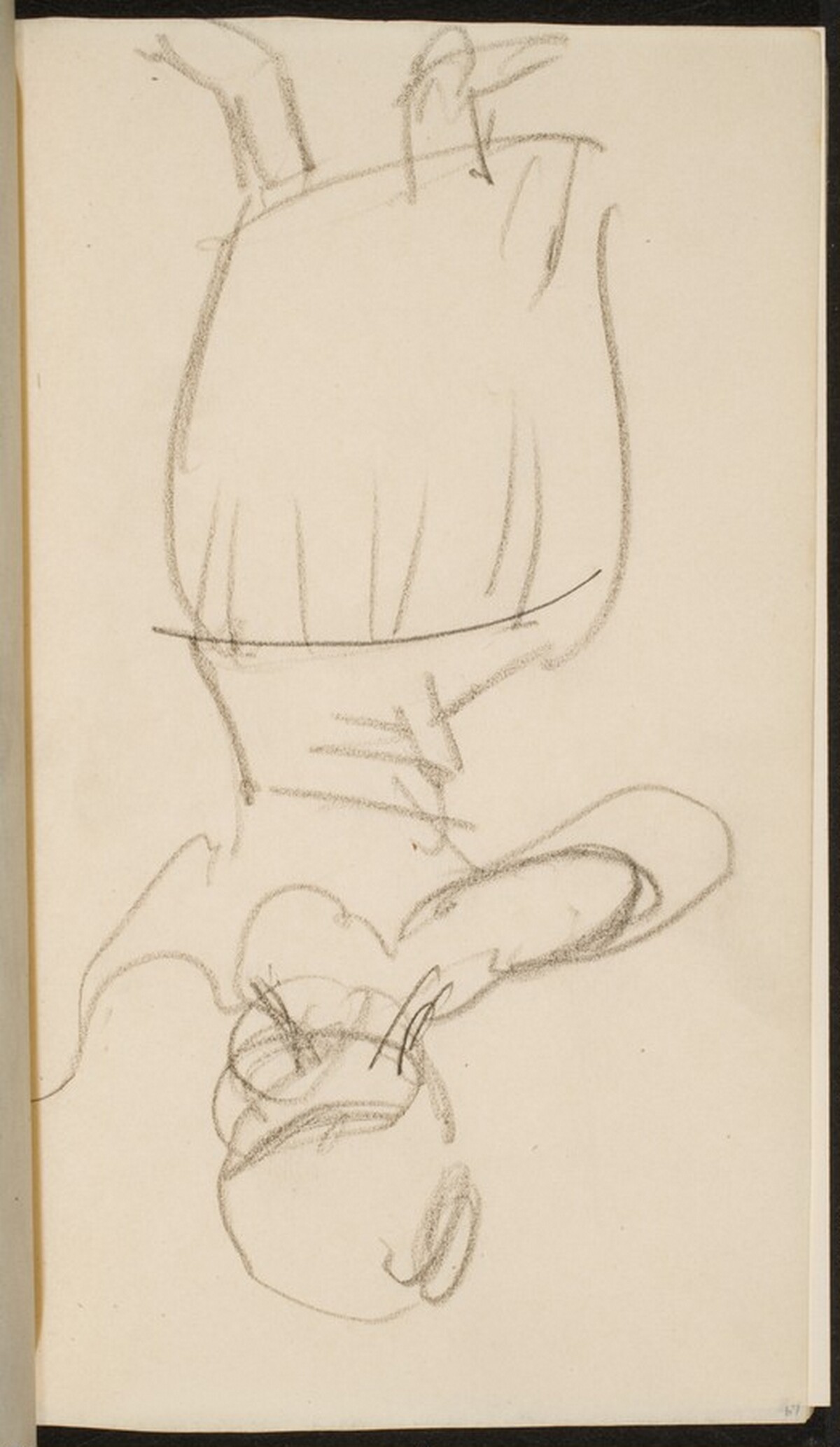 Stehende Frau in Rückenansicht (Standing Woman Seen from Behind) [p. 67] by Max Beckmann
