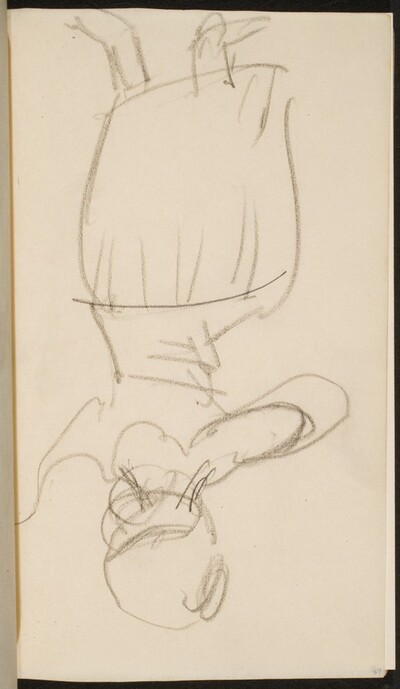 Stehende Frau in Rückenansicht (Standing Woman Seen from Behind) [p. 67]