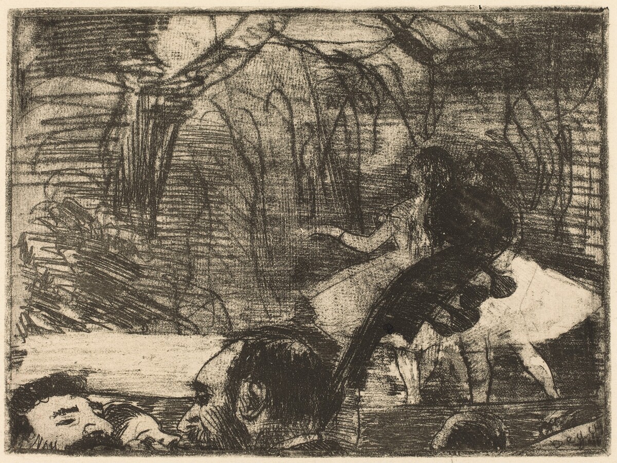 On Stage I by Edgar Degas