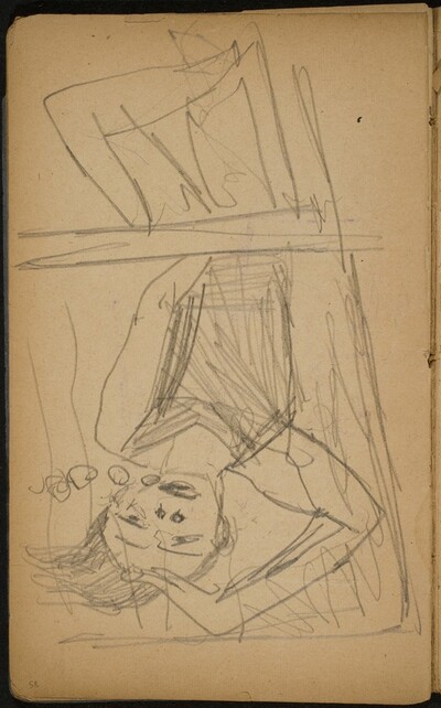 Frau unter Wasser (Woman Submerged) [p. 58]