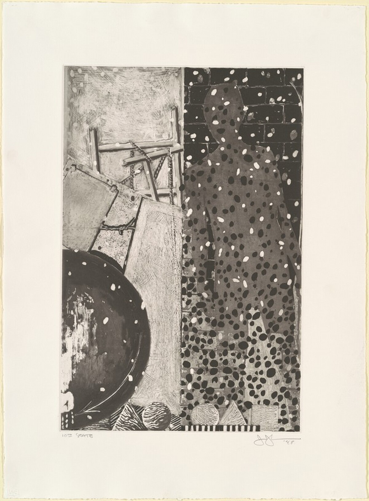 The Seasons (Winter) [state proof of 10th state] by Jasper Johns
