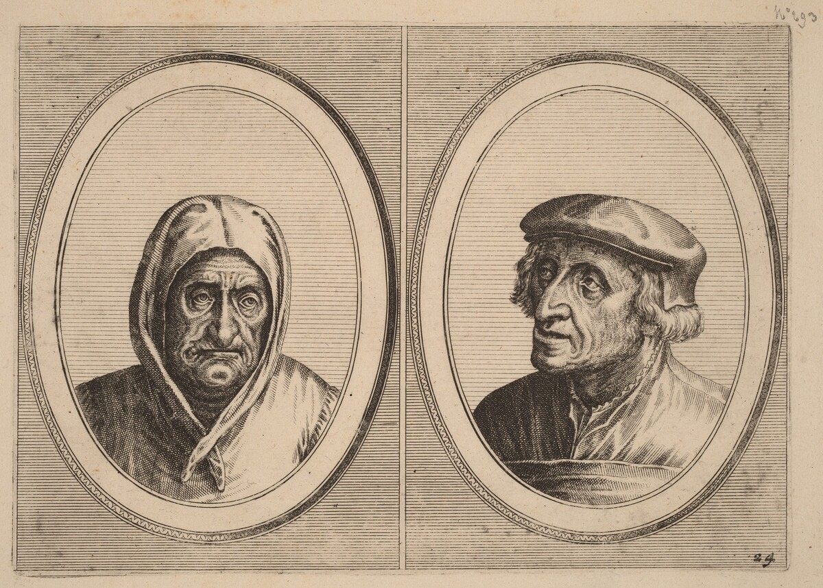 "Aecht Sonder-Ziel" and "Heertje Al-te-mooy" by Johannes and Lucas van Doetechum after Pieter Bruegel the Elder
