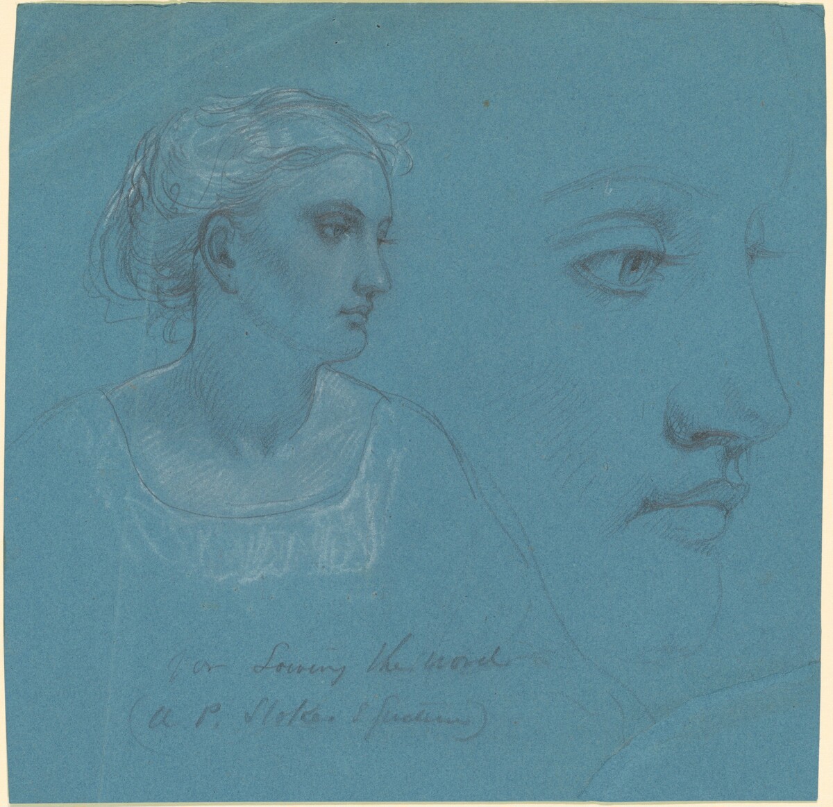 Studies for "Sowing the Word" by Daniel Huntington