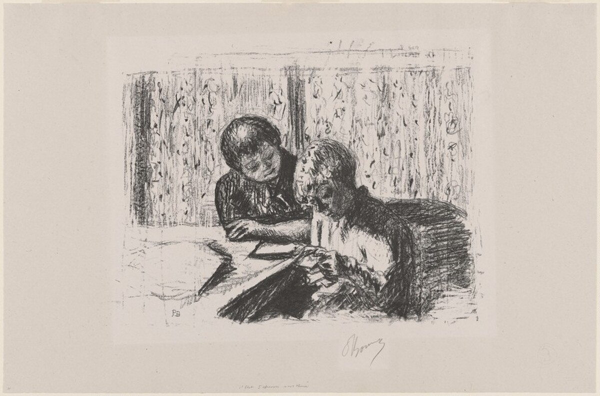 The Letter (La Lettre) by Pierre Bonnard