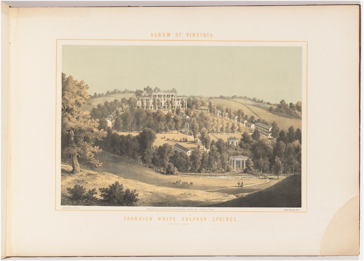 Fauquier White Sulphur Springs by after Edward Beyer