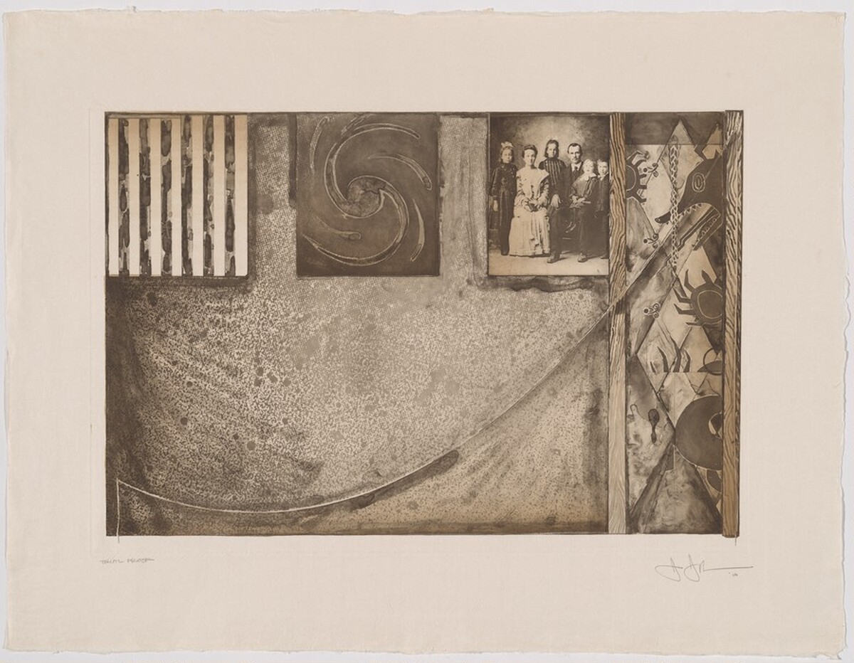 Untitled [trial proof] by Jasper Johns