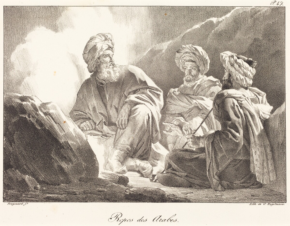 Repos des Arabes (Arabs Resting) by Alexandre-Evariste Fragonard
