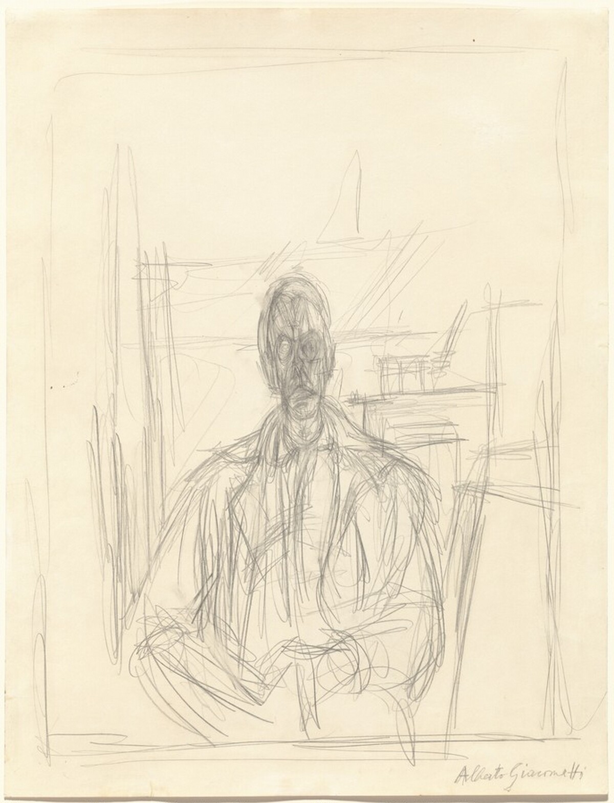 Diego Seated by Alberto Giacometti