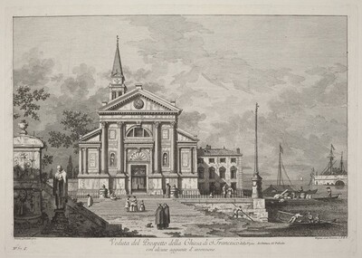Veduta del Prospetto della Chiesa del S. Francesco