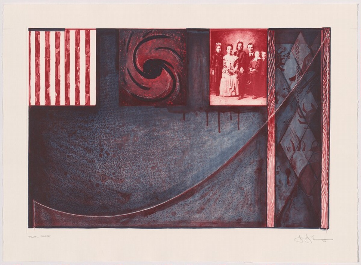 Untitled [trial proof] by Jasper Johns