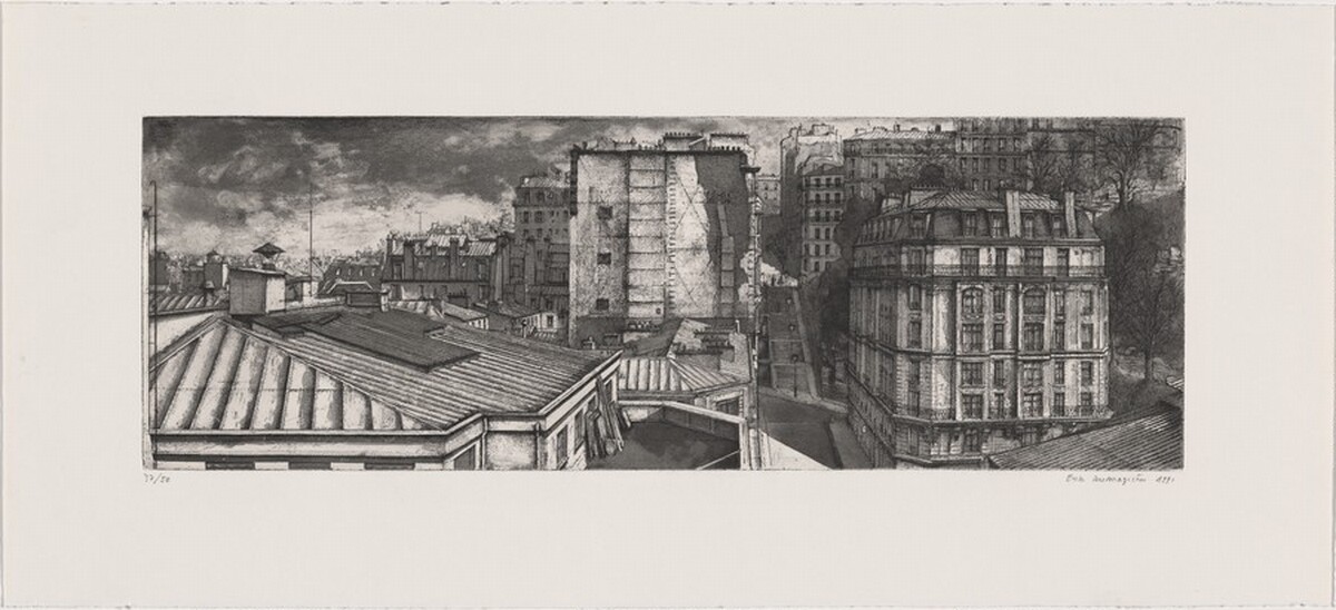 New Year and Change of Address Card by Erik Desmazières